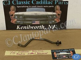 OEM 1974 1975 1976 Cadillac Deville Calais Fleetwood 1974 1975 1976 1977 1978 Eldorado DASH RADIO SUPPORT MOUNTING BRACKET
